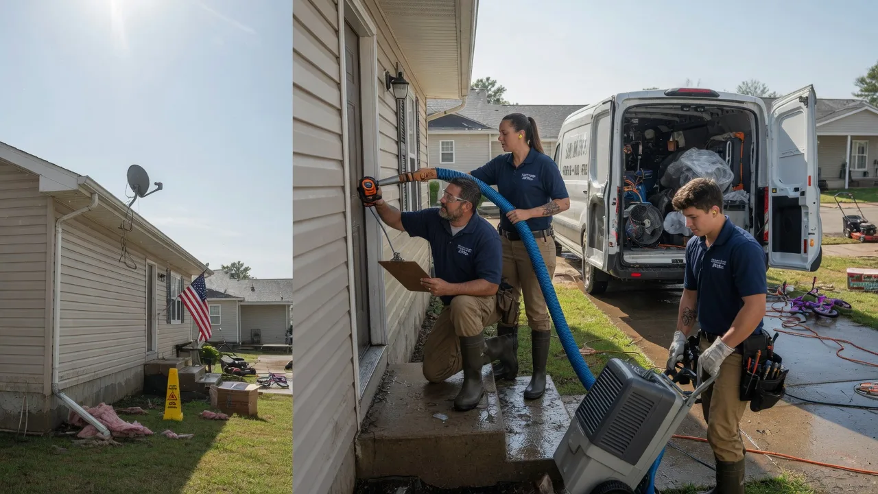 Ceiling Water Damage Restoration in Treynor, IA near me
